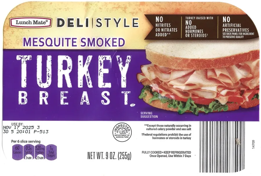 Lunch Mate Mesquite Smoked Turkey Breast