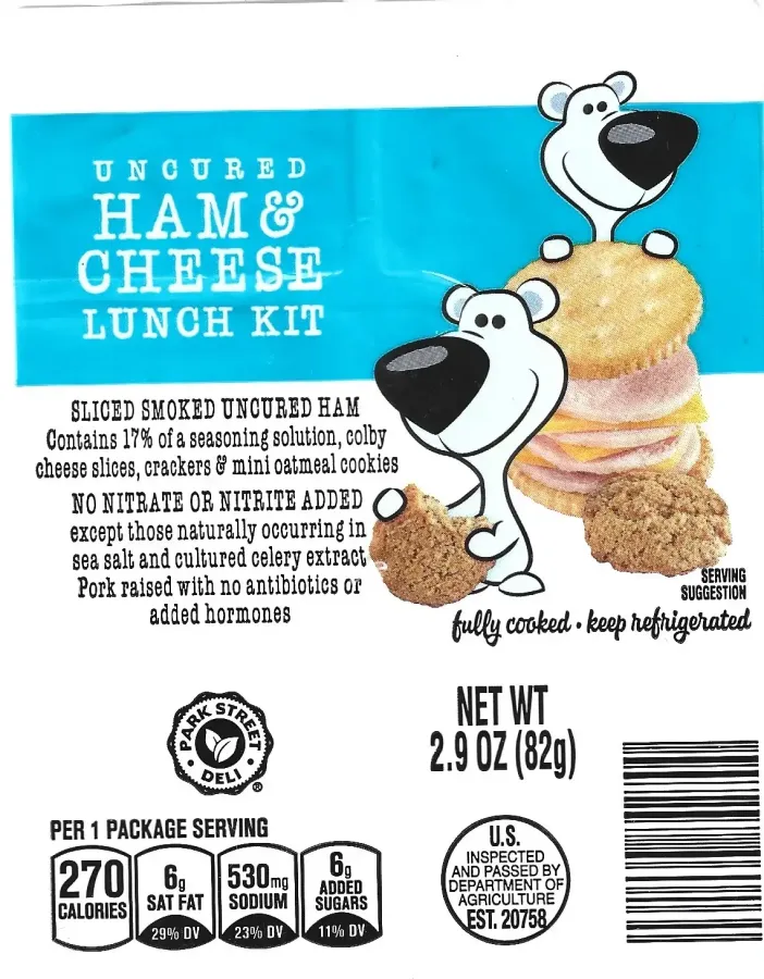 Park Street Deli Ham And Cheese Lunch Kit