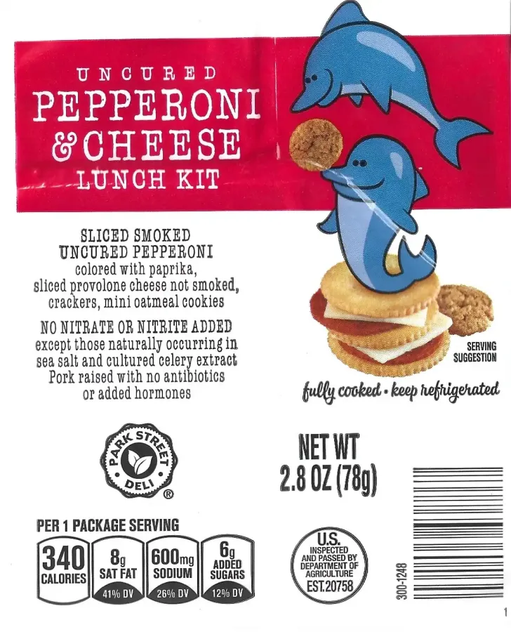 Park Street Deli Pepperoni And Cheese Lunch Kit