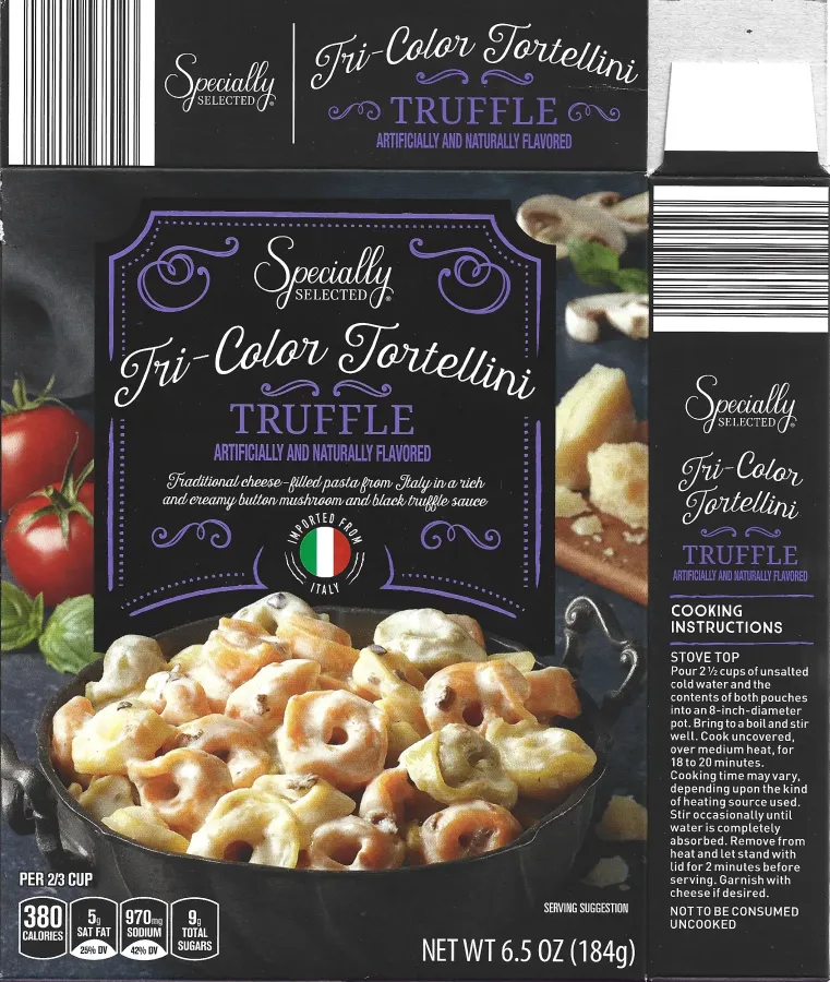 Specially Selected Tri Colo Tortellini Truffle Cooking Directions