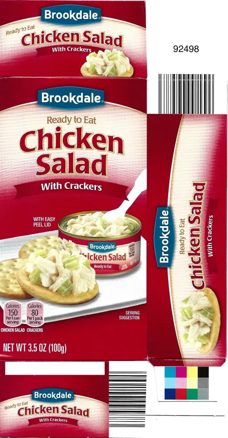 Brookdale Ready To Eat Chicken Salad With Crackers Kit