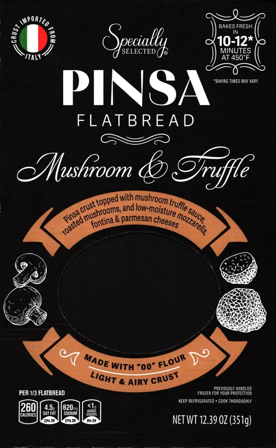 Specially Selected Pinsa Flatbread Mushroom And Truffle