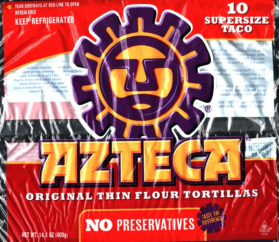 Aztec Original Thin Flour Tortillas