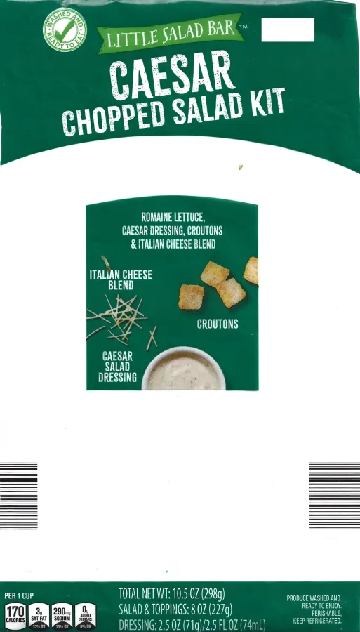 Little Salad Bar Caesar Chopped Salad Kit