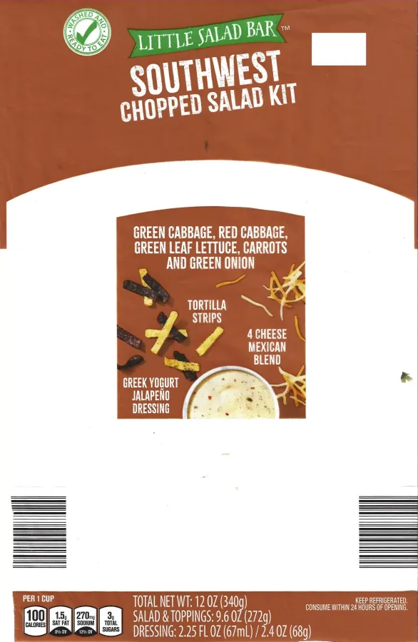 Little Salad Bar Southwest Chopped Salad Kit