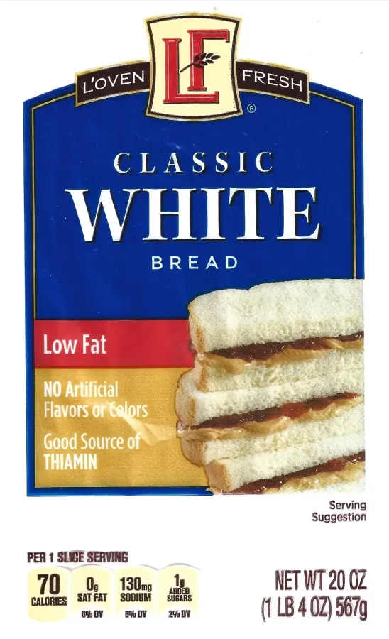 Loven Fresh Classic White Bread