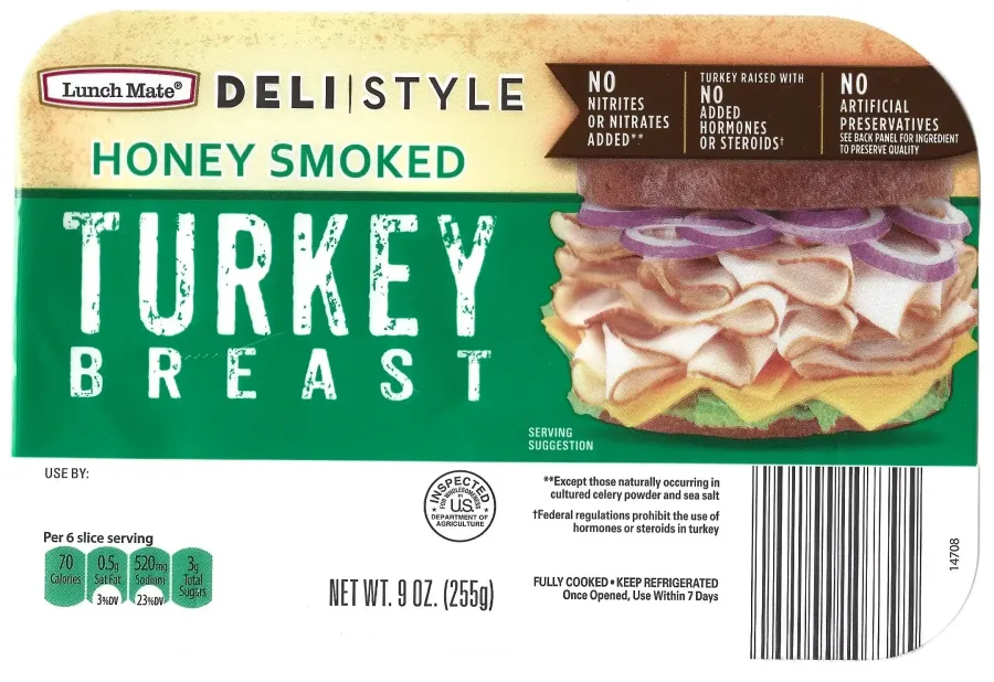 Lunch Mate Honey Smoked Turkey Breast