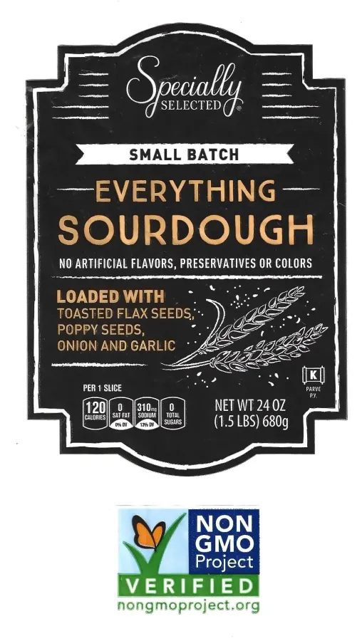Specially Selected Everything Sourdough Bread