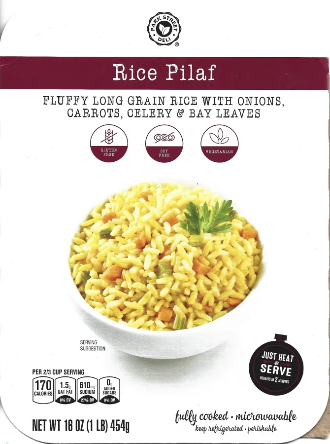 Park Street Deli Rice Pilaf