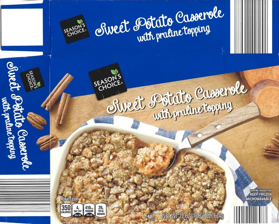 Seasons Choice Sweet Potato Casserole