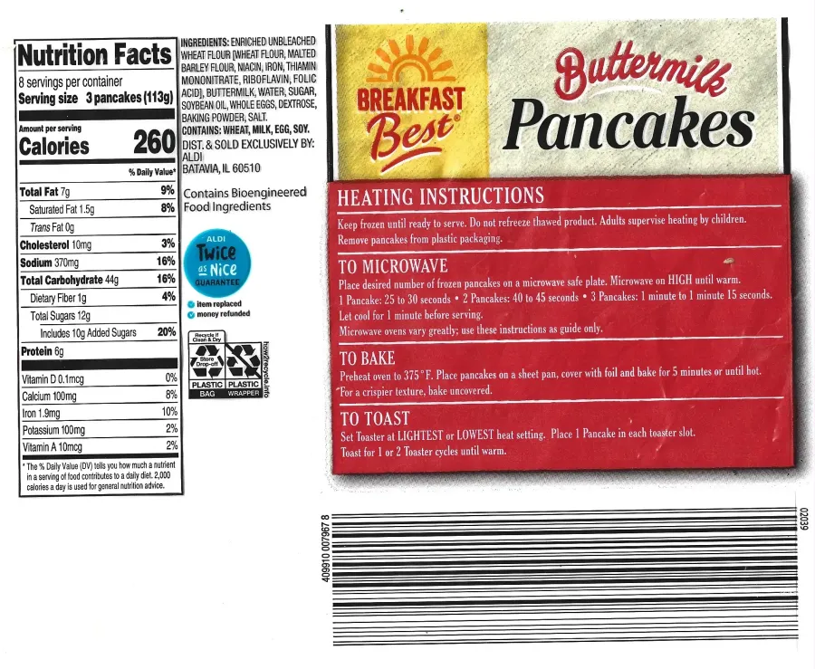 Breakast Best Pancakes Ingredients Nutrition Facts Cooking Directions