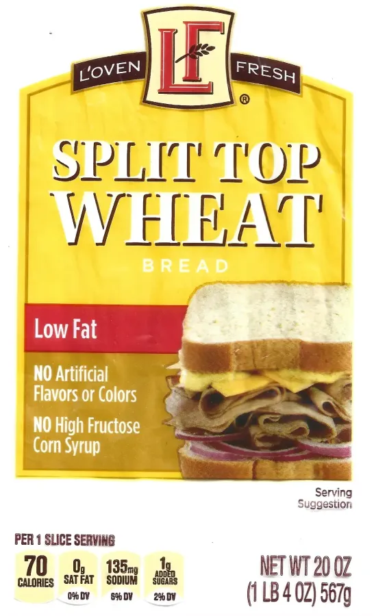 Loven Fresh Split Top Wheat Bread