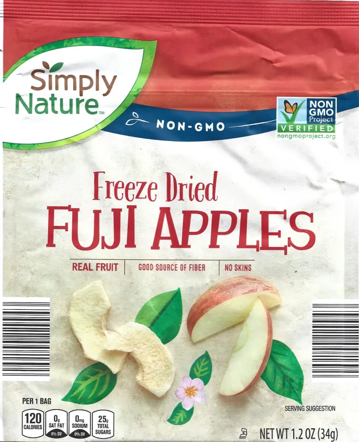 Simply Nature Freeze Dried Fuiji Apples