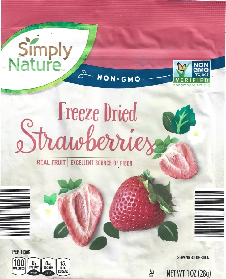 Simply Nature Freeze Dried Strawberries