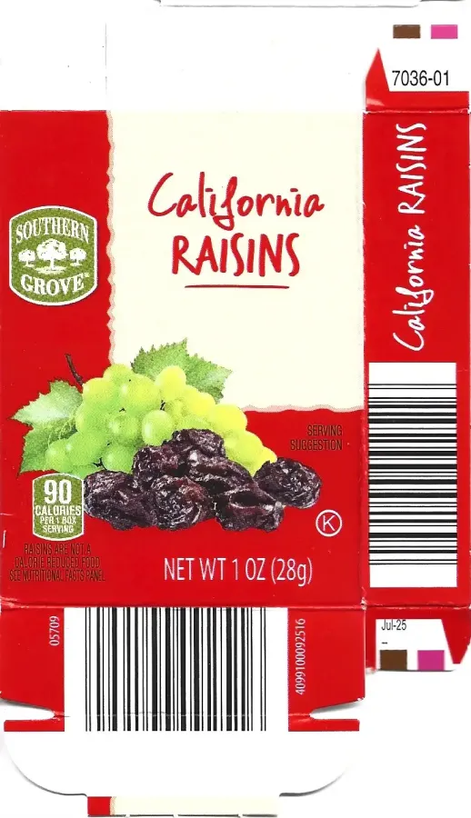Southern Grove California Raisins