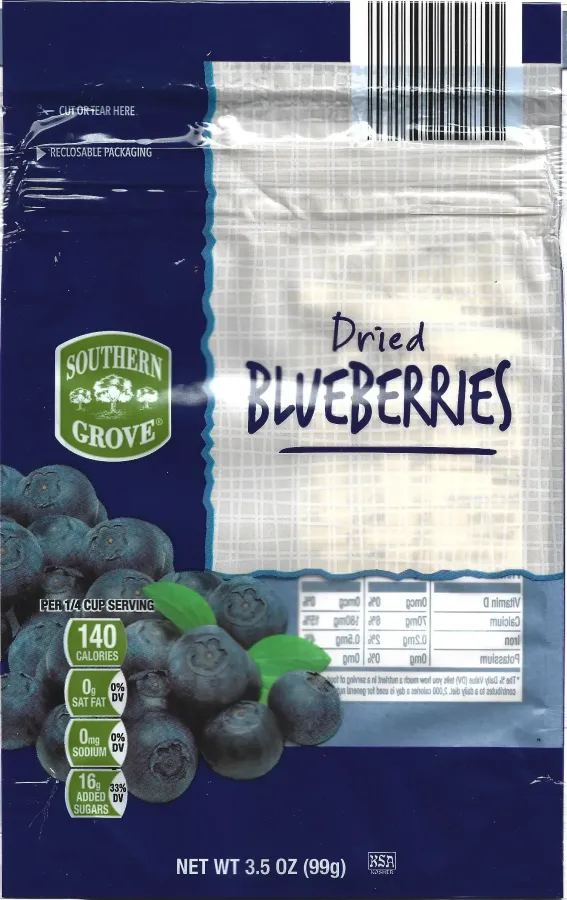 Southern Grove Dried Blueberries