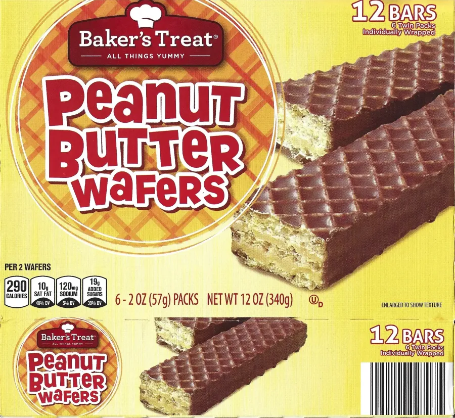 Bakers Treat Peanut Butter Wafers