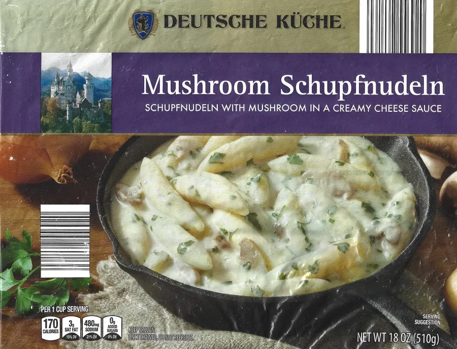Deutsche Kuche Mushroom Schupfnudeln