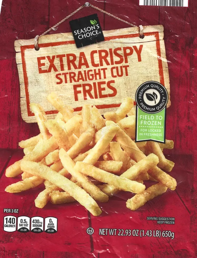 Seasons Choice Extra Crispy Straight Cut Fries