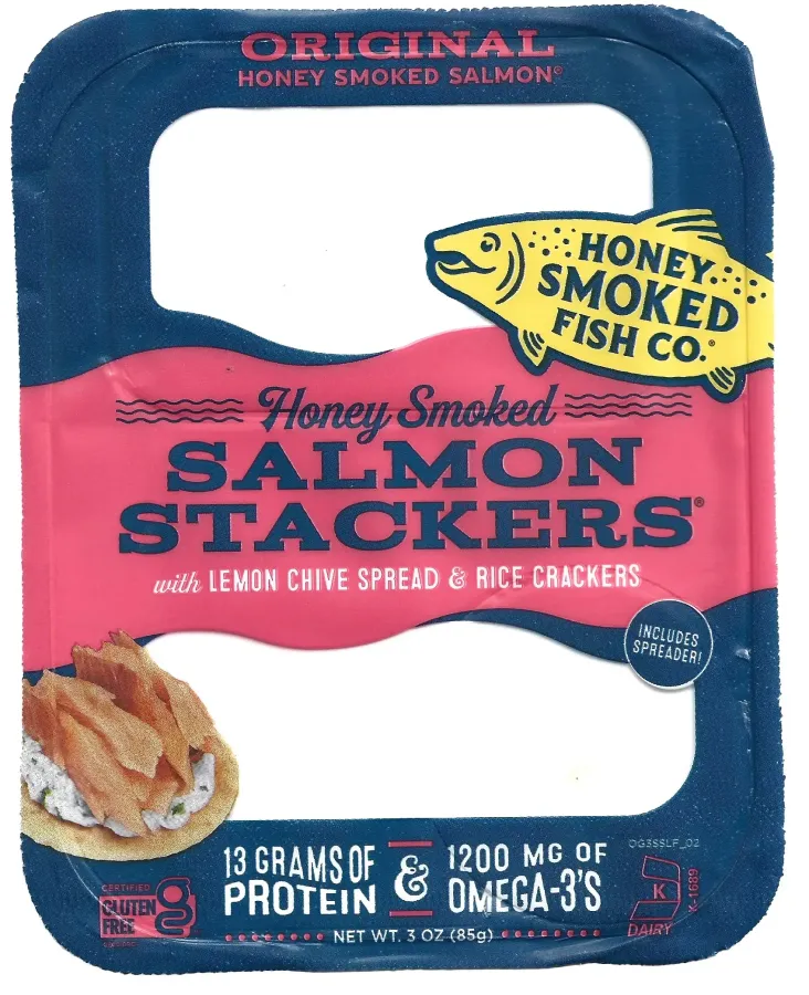 Honey Smoked Fish Co Salmon And Crackers