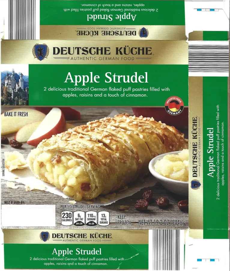 Deutsche Kuche Apple Strudel