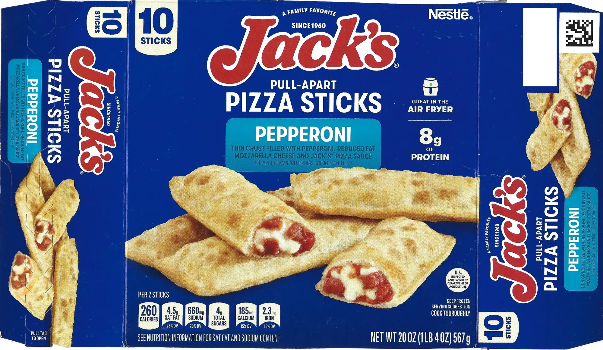 Jacks Pull Apart Pepperoni Pizza Sticks