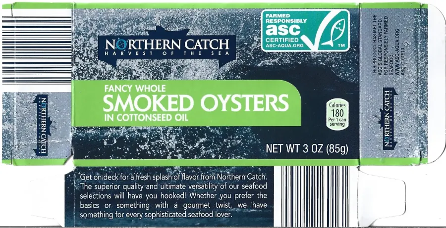 Northern Catch Harvest Of The Sea Smoked Osyters