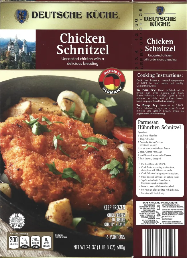 Deutsche Kuche Chicken Schnitzel Cooking Directions