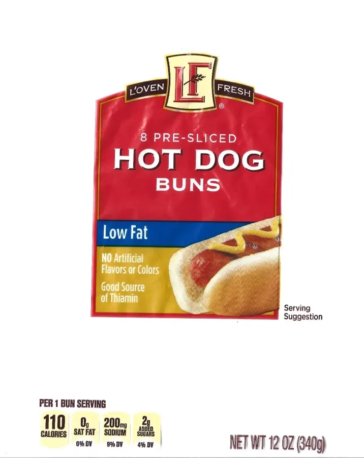 Loven Fresh Hot Dog Buns