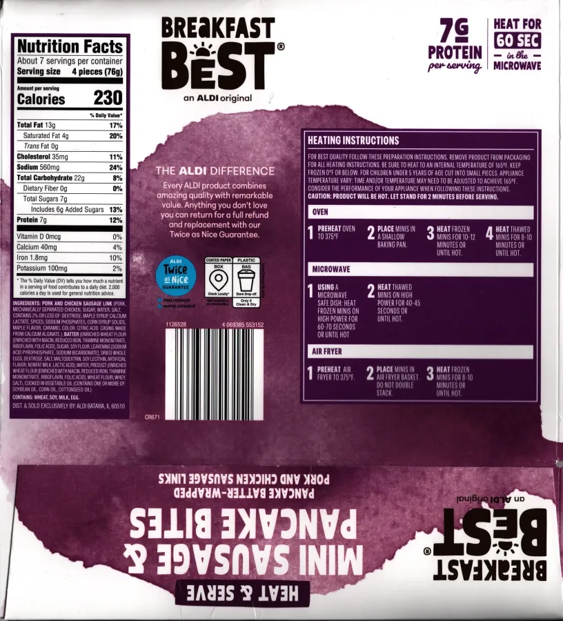 Breakfast Best Mini Sausage And Pancake Bites Ingredients Nutrition Facts Cooking Directions