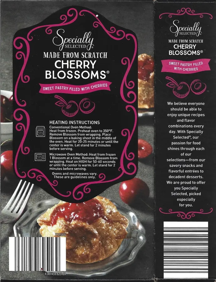 Specially Selected Cherry Blossoms Cooking Directions