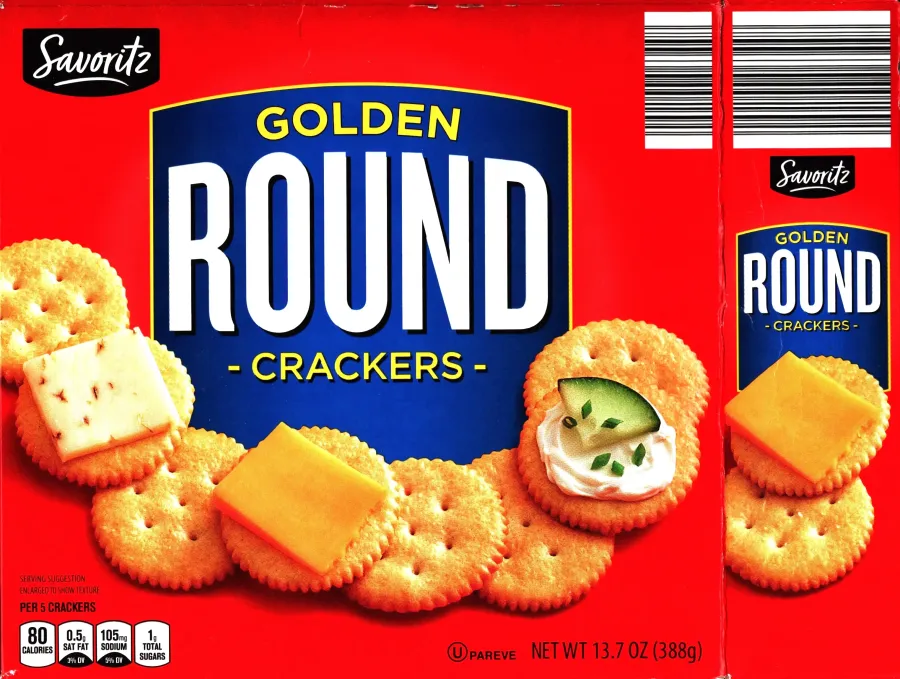 Savoritz Golden Round Crackers Ingredients Nutrition Facts