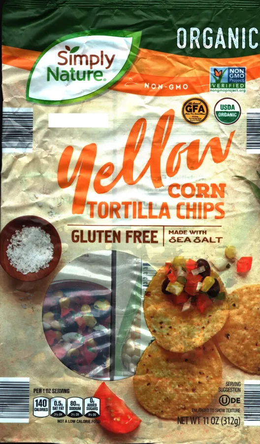 Simply Nature Yellow Corn Tortilla Chips