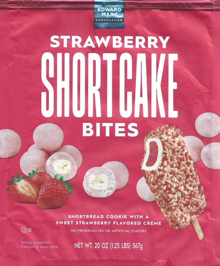 Edward Marc Chocolatier Strawberry Shortcake Bites