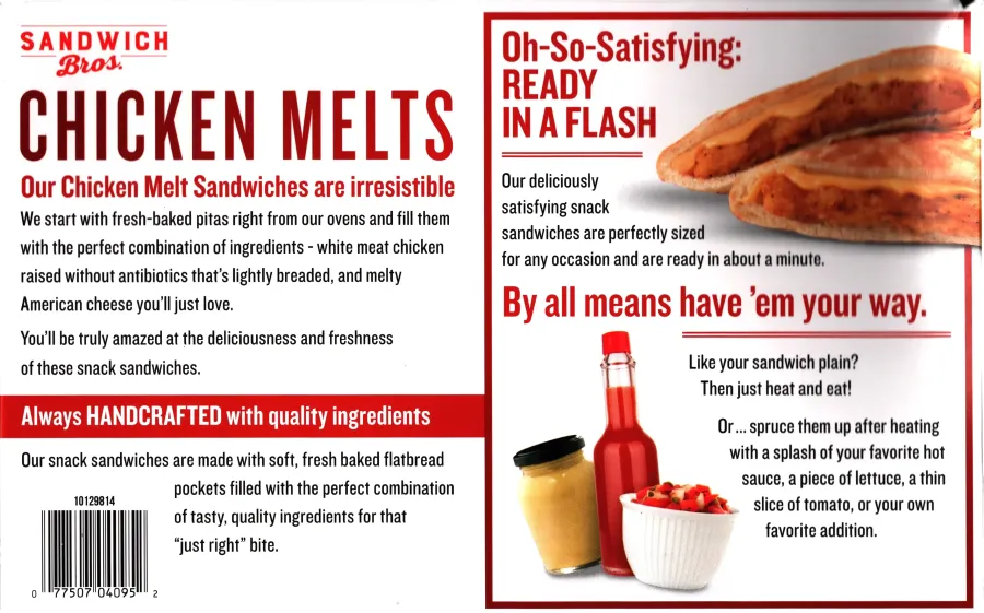 Sandwich Bros Chicken Melts