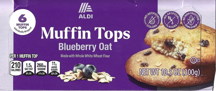 Aldi Muffin Tops Blueberry Oat