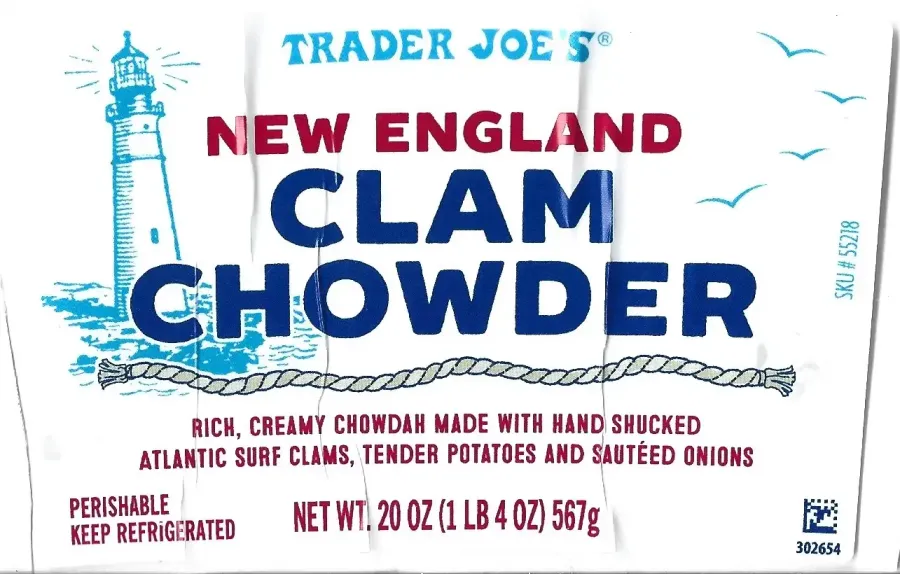 Trader Joes New England Clam Chowder
