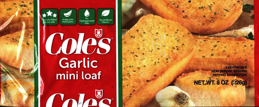 Coles Garlic Bread Mini Loaf